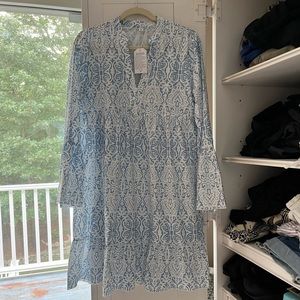 Size M MWL lightweight sundress. Light blue/white combo. Synthetic/Poly blend.